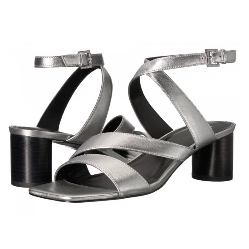 Marc Fisher Silver Sandals Size 8.5